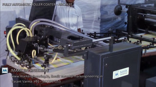 Automatic UV - Aqueous - Solvent Varnish Roller Coater